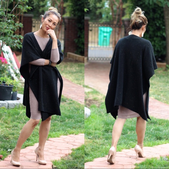 eskandar Accessories - Eskandar Shawl Cashmere Cape